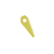 roboBLADES TITAN Robot Mower Knive 49.5 x 19.4 mm - 9er Set