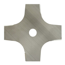 4-tooth Brush Cutter Blade 255 x 25.4 x 1.6 mm