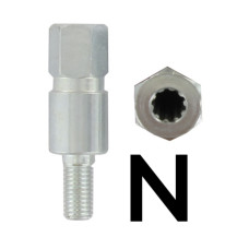 Shaft adapter type N - 10 teeth