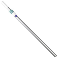 GRE Aluminium Teleskopstange Pool, silber 2,40m (2x1,20m) für O 3cm