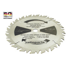 20-Zahn Hartmetallsägeblatt, 250 x 20 x 1,8 mm