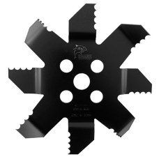 8-tooth Brush Cutter Blade SHARK. 250 x 25.4 x 3.0 mm