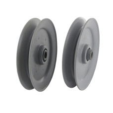 Tensioner pulley steel