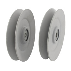 Tensioner pulley steel