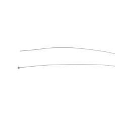 Bowden Cable - Barrel nipple - 1000 mm