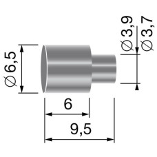 Connector bowden cable sleeve Ø 5.5 mm