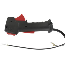 Throttle lever for brush cutter