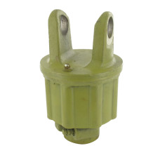 Connection with freewheel and quick release