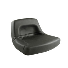 Seat black for lawn tractors and small tractors