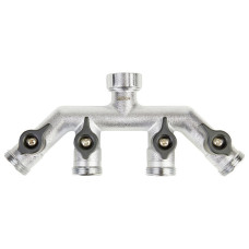 GEKA plus Foru-Way Valve with Male Thread