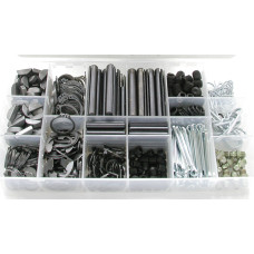 Assortment shaft retaining rings