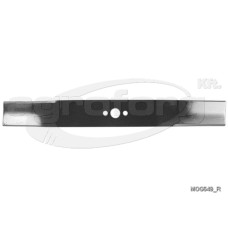 Fűnyíró kés Fleurelle TurboLUXB48 467mm, 20.2mm, 3 furatos utángyártott