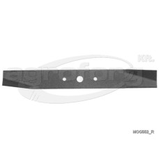 Fűnyíró kés Szentkirály R400, KF-04 398mm, 16mm, 3 furatos, utángyártott