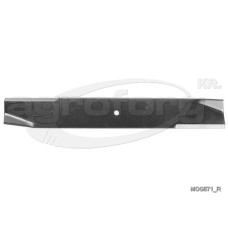 Fűnyíró kés Husqvarna RideR1200 434mm, 10.2mm, 1 furatos utángyártott