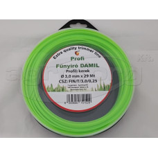 Damil 3.0mm kerek   29 méter bliszteres olasz