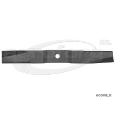 Fűnyíró kés Kubota RC48 420mm, 18.2mm, 1 furatos, balra forgó utángyártott