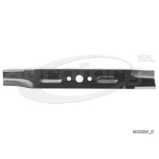 Fűnyíró kés Queen Garden GI42 391mm, 19mm, 3 furatos, utángyártott