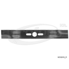 Fűnyíró kés  380 mm, univerzális egyenes, betétgyűrűvel utángyártott