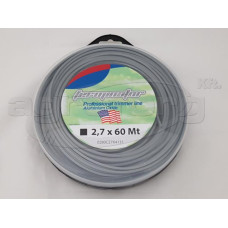 Damil 2.7mm szögletes   60 méter alu olasz