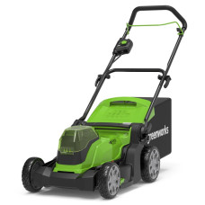 Fűnyíró fűgyűjtős, akkumulátoros Greenworks G24X2LM41 48 v, 41 cm, akku és töltő nélkül