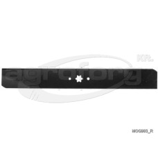 Fűnyíró kés MTD LG175, LG200 537mm, 6 ágú csillag, 3 furatos utángyártott