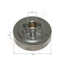 KUPLUNGHARANG KÍNAI LÁNCFŰRÉSZHEZ 25CM³ 3/8''