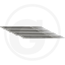 GRANIT Fűrészláncreszelő Kör keresztmetszetű reszelő 12 db, Ø reszelők 4,8 mm