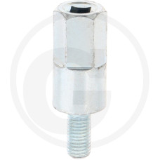 GRANIT Wellenadapter M6 RechtsgewindeWellenaufnahme 4-kant / 5,1 mm