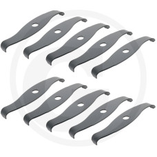 Husqvarna 2-Zahn Mulchmesser S-Form 10er Pack Shreeder Blade