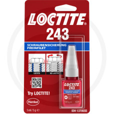 Loctite / Teroson Csavarrögzítő ragasztó LOCTITE 243 - közepes szilárdságú csavarrögzítő ragasztó
