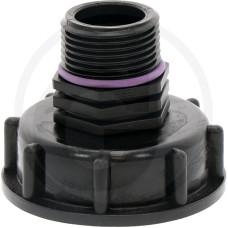 GRANIT Rövid IBC-adapter S60x6 x 1”, külső menetes