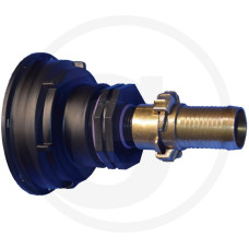 GRANIT Rövid IBC-adapter S100x8, körmös csatlakozóval és 32 mm-es tömlőcsonkkal