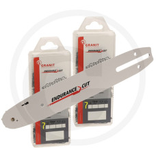 GRANIT Endurance Cut 2+1 fűrészlánc- és láncvezetőkészlet Félvéső