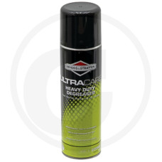 Briggs & Stratton Ultra Care nagy teljesítményű zsírtalanítóspray Nagy hatásfokú, gyorsan ható tisztítóspray, segítségével a legtöbb fémfelületen lévő zsír és szennyeződés könnyen eltávolítható.